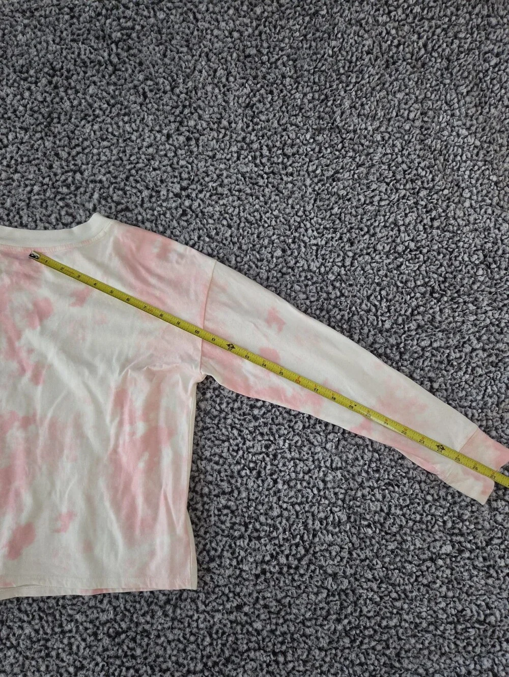 Gap Kids Disney Mickey & Minnie Pink Tie Dye Long Sleeve Pullover Girls XL 12